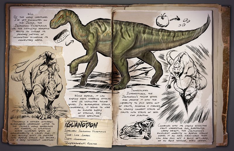 Iguanodon Ark Survival Evolved Wiki