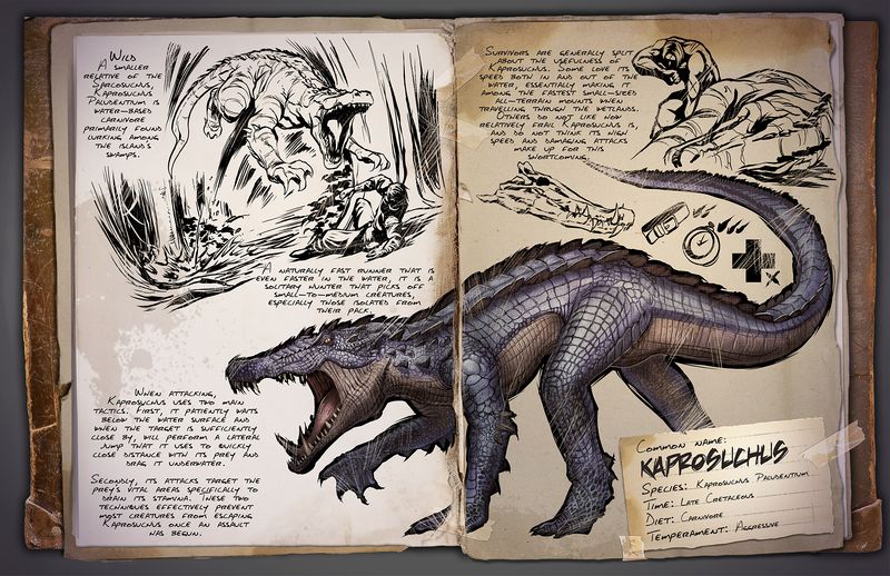 Kaprosuchus Ark Survival Evolved Wiki