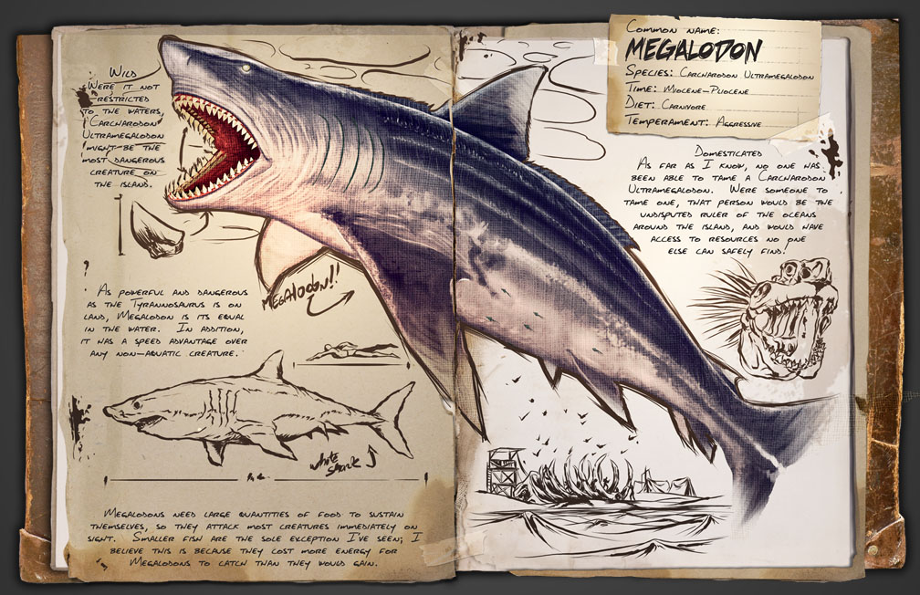 Megalodon Ark Survival Evolved Wiki
