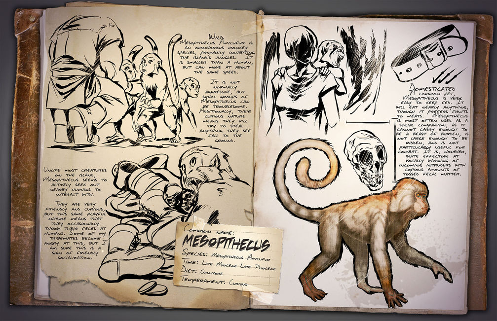 Mesopithecus Ark Survival Evolved Wiki