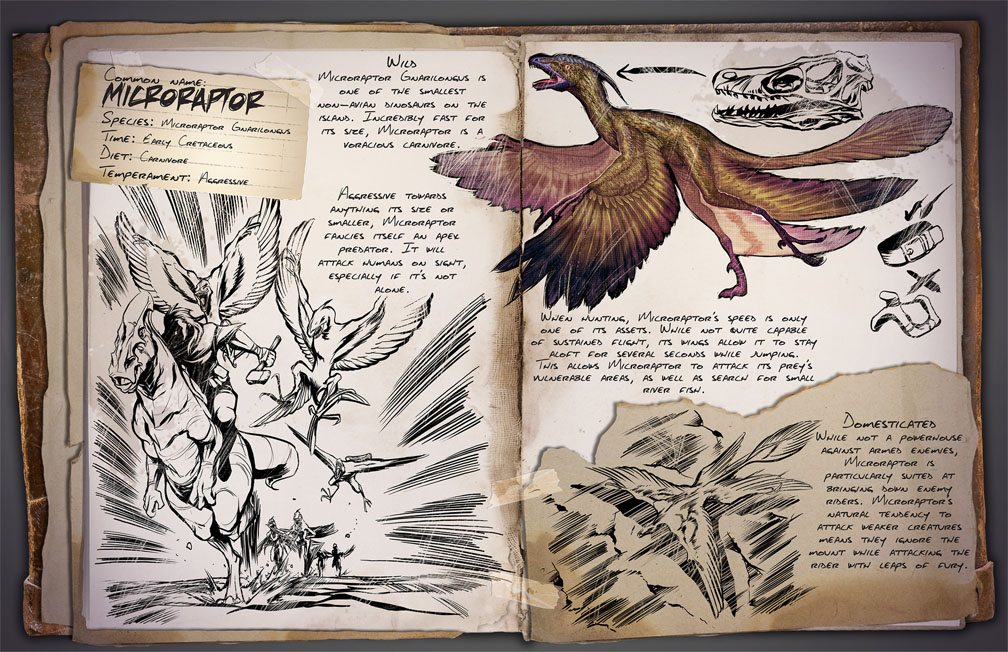 Microraptor Ark Survival Evolved Wiki