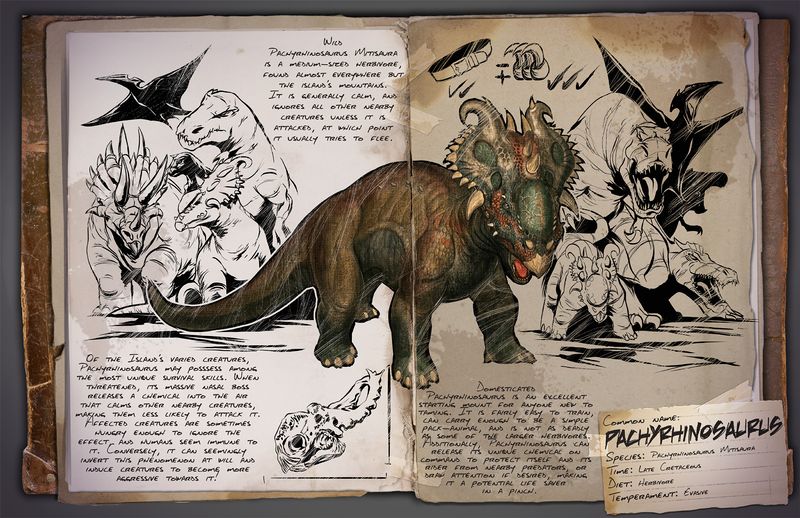 Pachyrhinosaurus Ark Survival Evolved Wiki