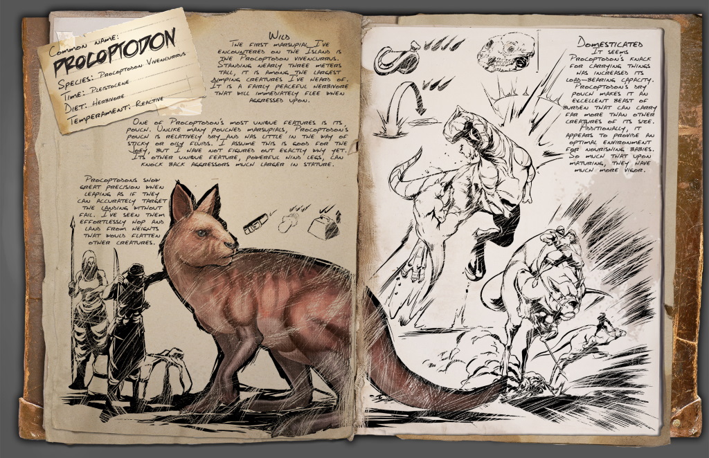 Procoptodon Ark Survival Evolved Wiki