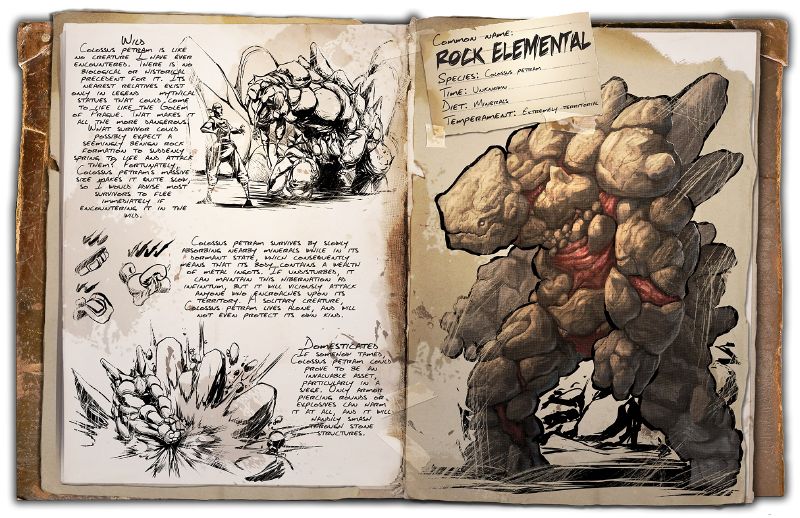 Rock Elemental Ark Survival Evolved Wiki