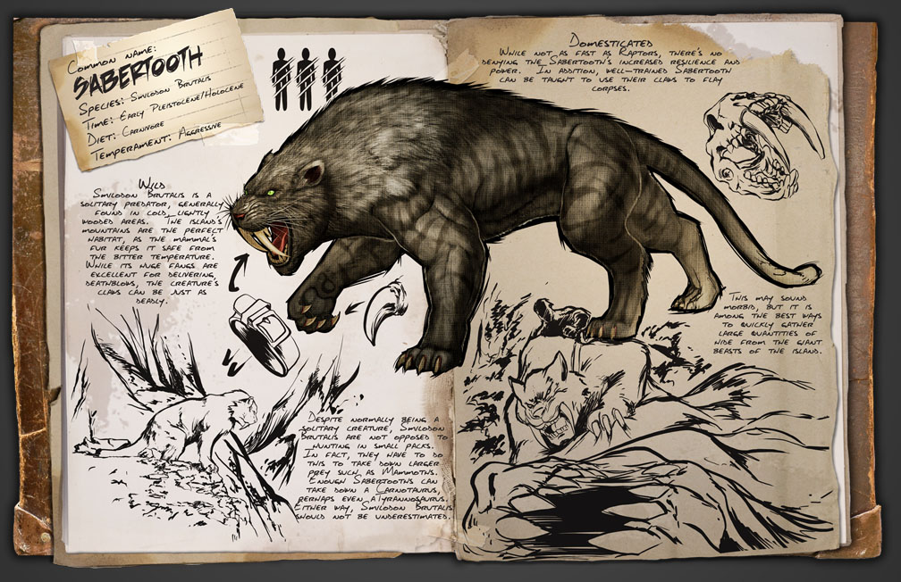 Sabertooth Ark Survival Evolved Wiki