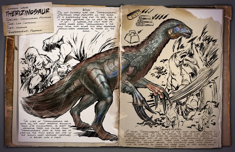 Therizinosaur Ark Survival Evolved Wiki