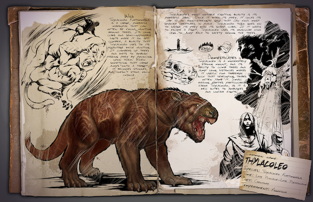 Thylacoleo Ark Survival Evolved Wiki