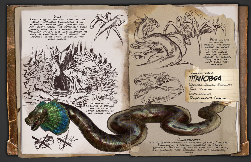 Titanoboa Ark Survival Evolved Wiki