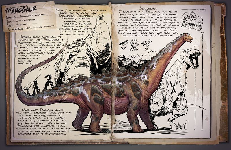 Titanosaur Ark Survival Evolved Wiki