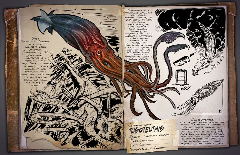 Tusoteuthis - ARK: Survival Evolved Wiki*