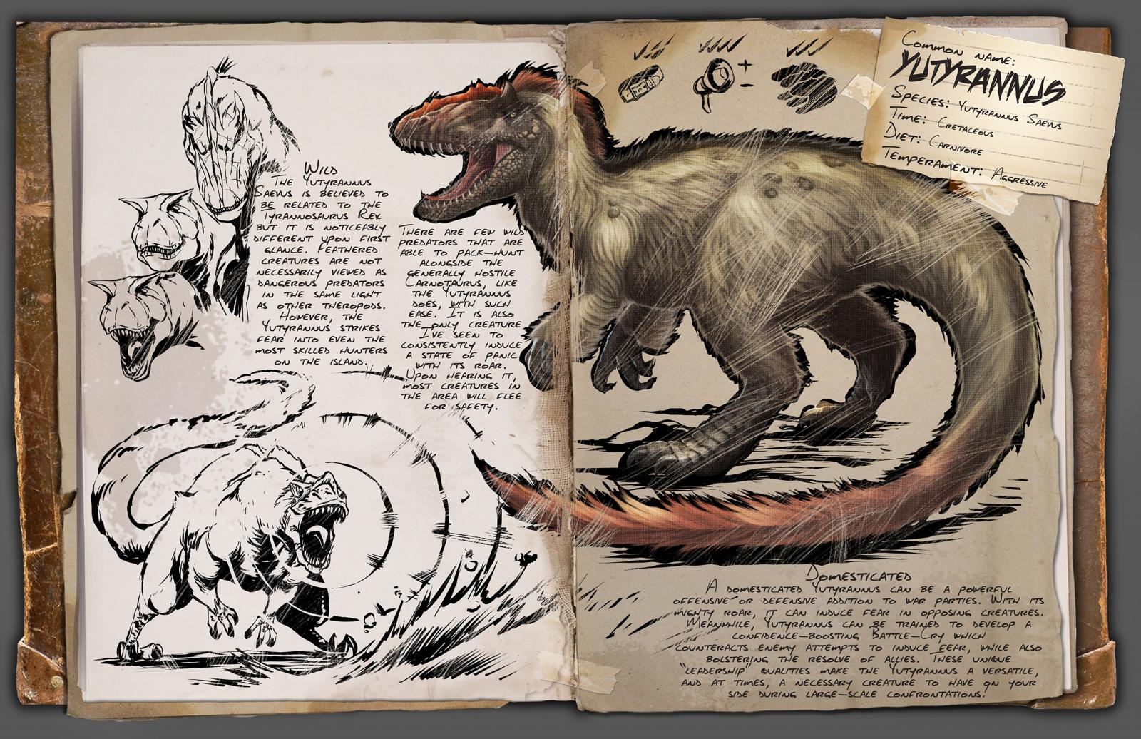 Yutyrannus Ark Survival Evolved Wiki