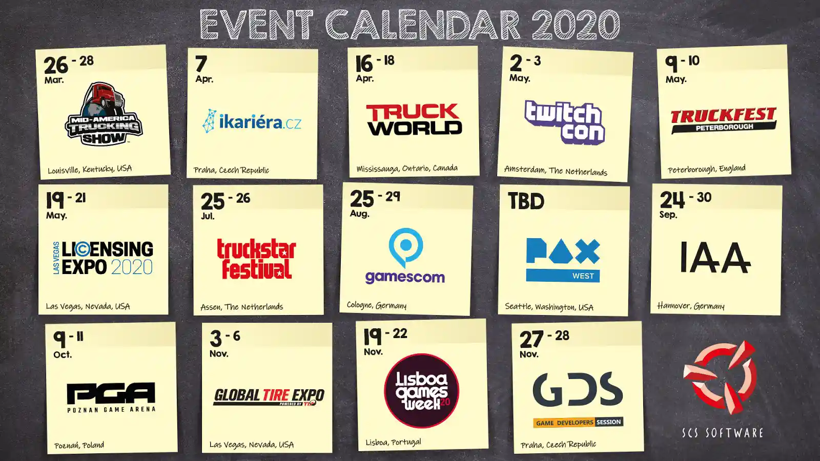 SCS 2020 Calendar