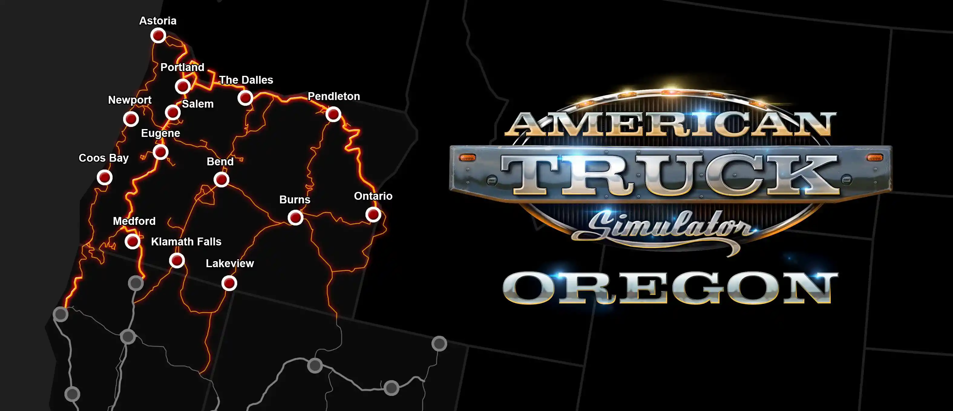 Oregon-Map