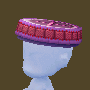 羽毛編みの帽子(紫).png