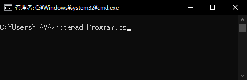 notepad Program.cs notepad Program.cs