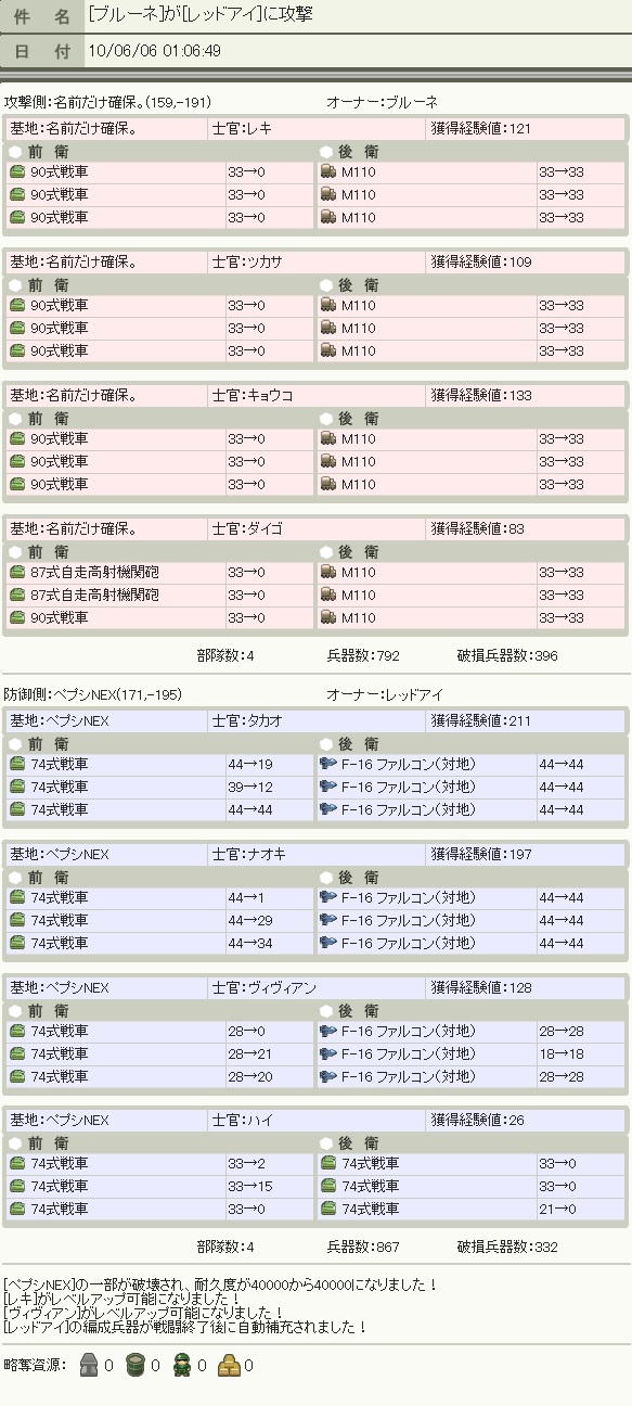 戦史 大戦略web 6鯖ノーザンクロス Wiki