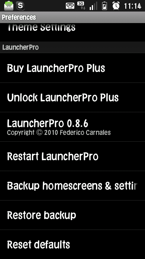 Launcher Pro