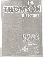 トムソン社のロンドン電話帳-電話帳WIKI