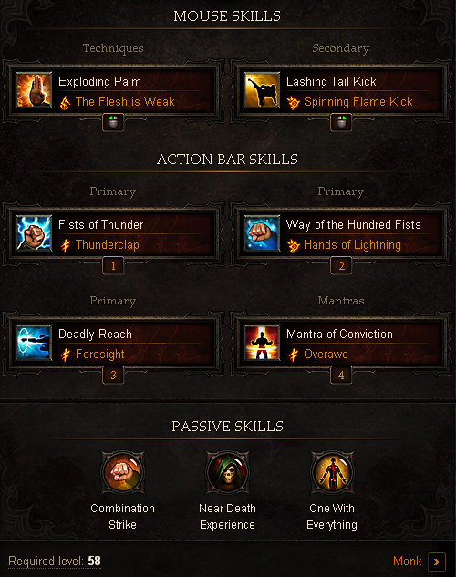 Monk Build 001 Diablo3 日本語 Wiki