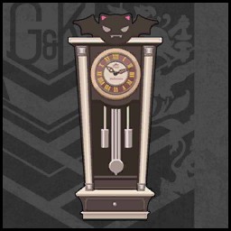 家具-ハロウィン-巨大な柱時計.JPG
