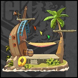家具-眩いビーチ-海賊船.JPG