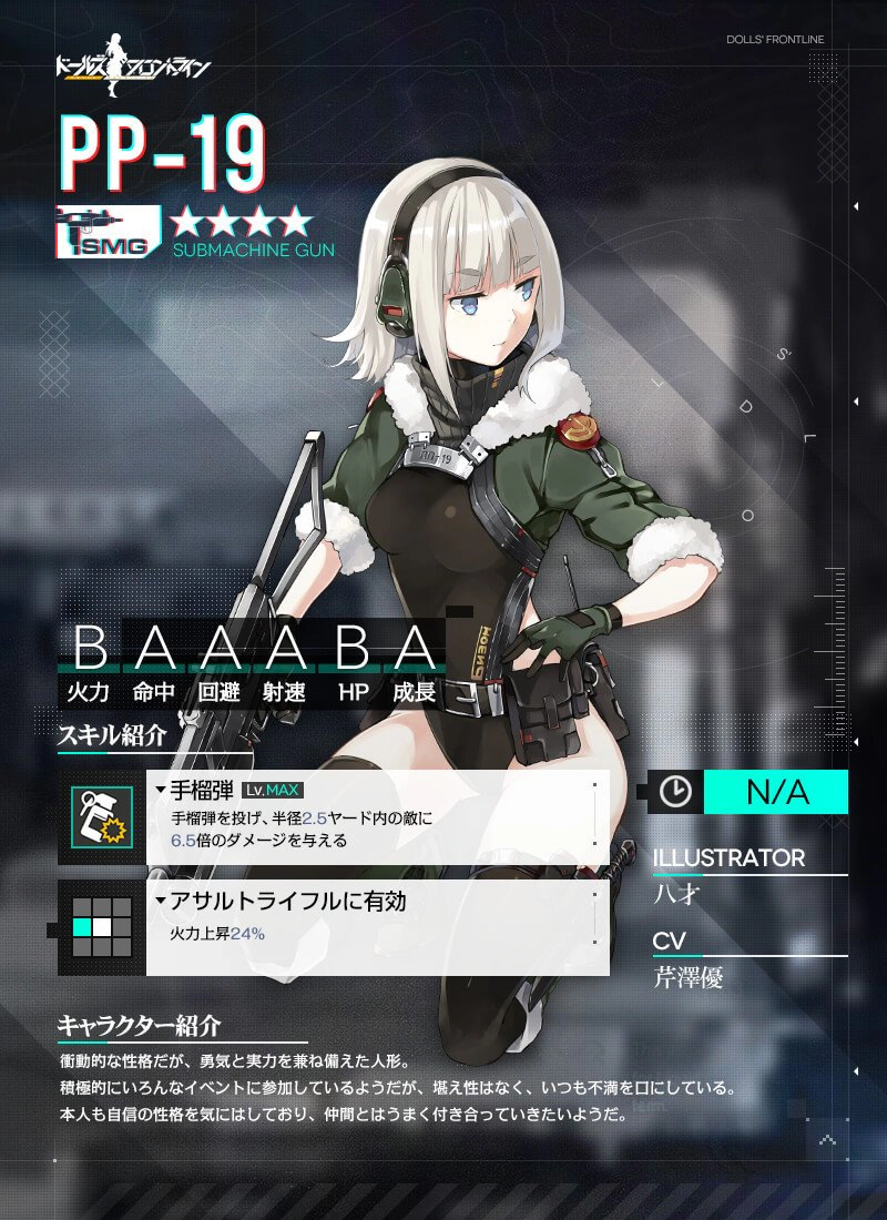 パズルドールズエロ PP-19 - ドールズフロントライン(ドルフロ)【少女前線】 Wiki*