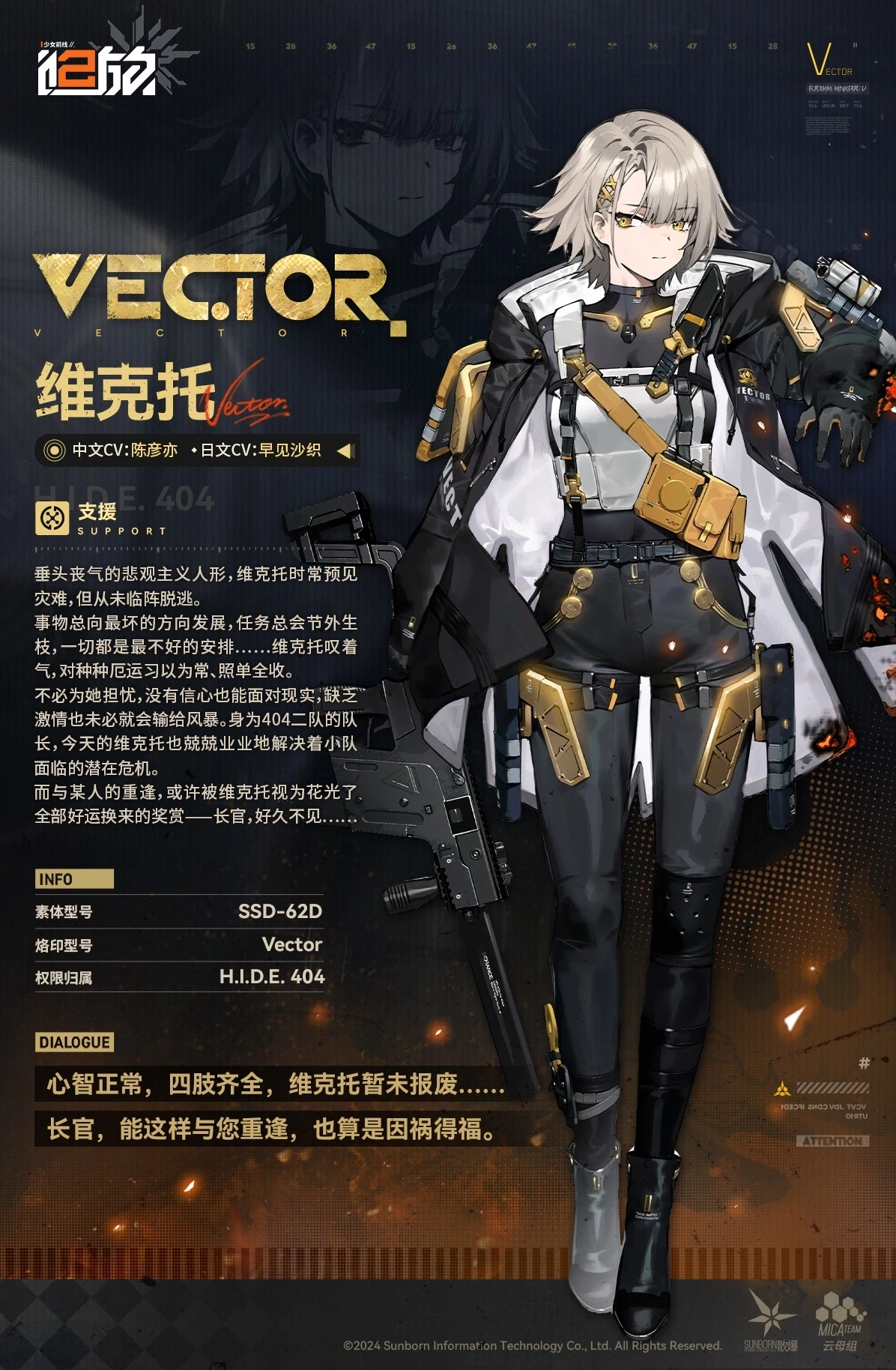 Vector - ドールズフロントライン(ドルフロ)【少女前線】 Wiki*
