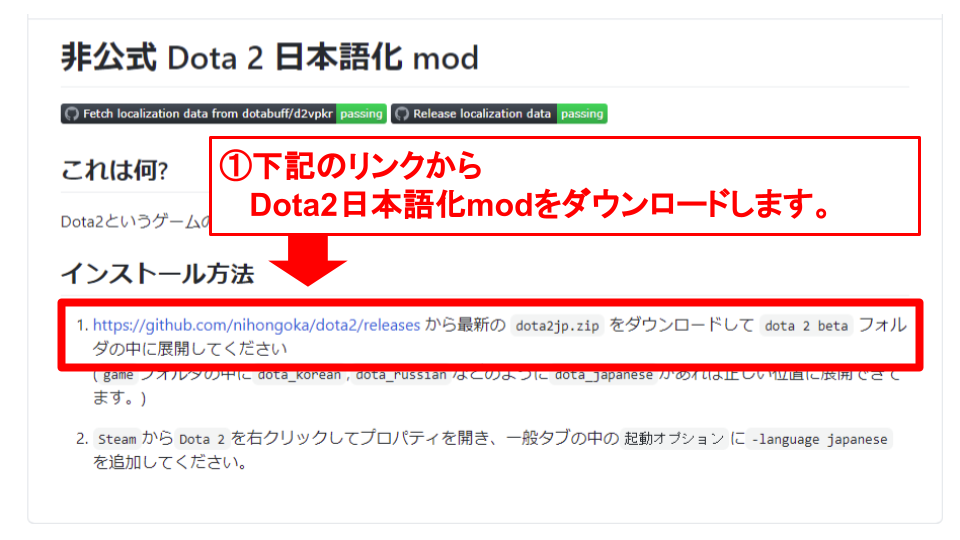 日本語化mod Dota 2 Wiki
