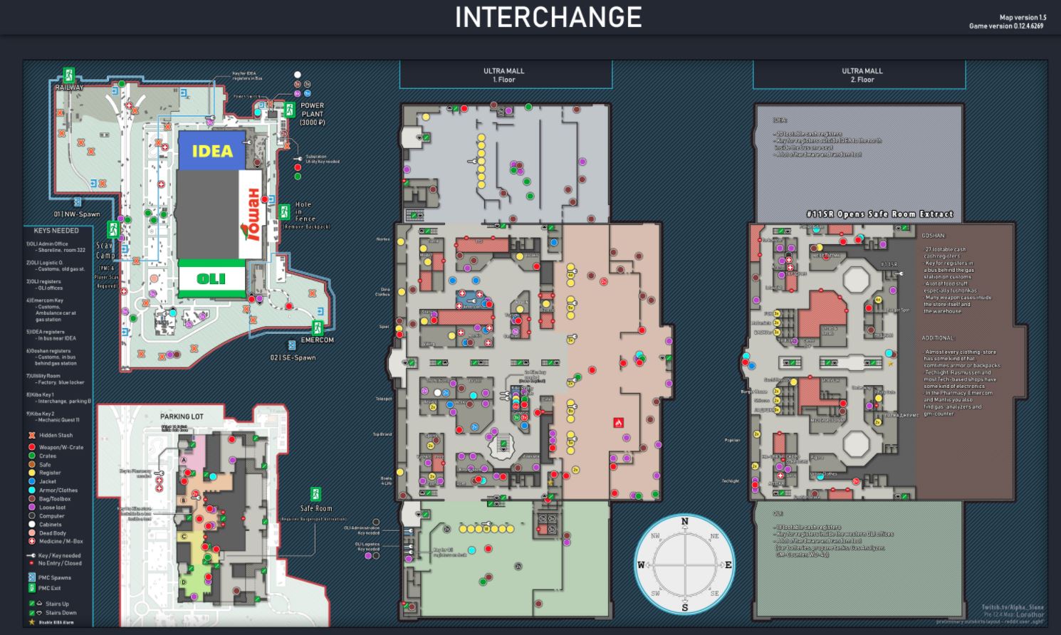 Interchange Map English Tarkov   Interchange Map Ver0.12.4.6269.JPG