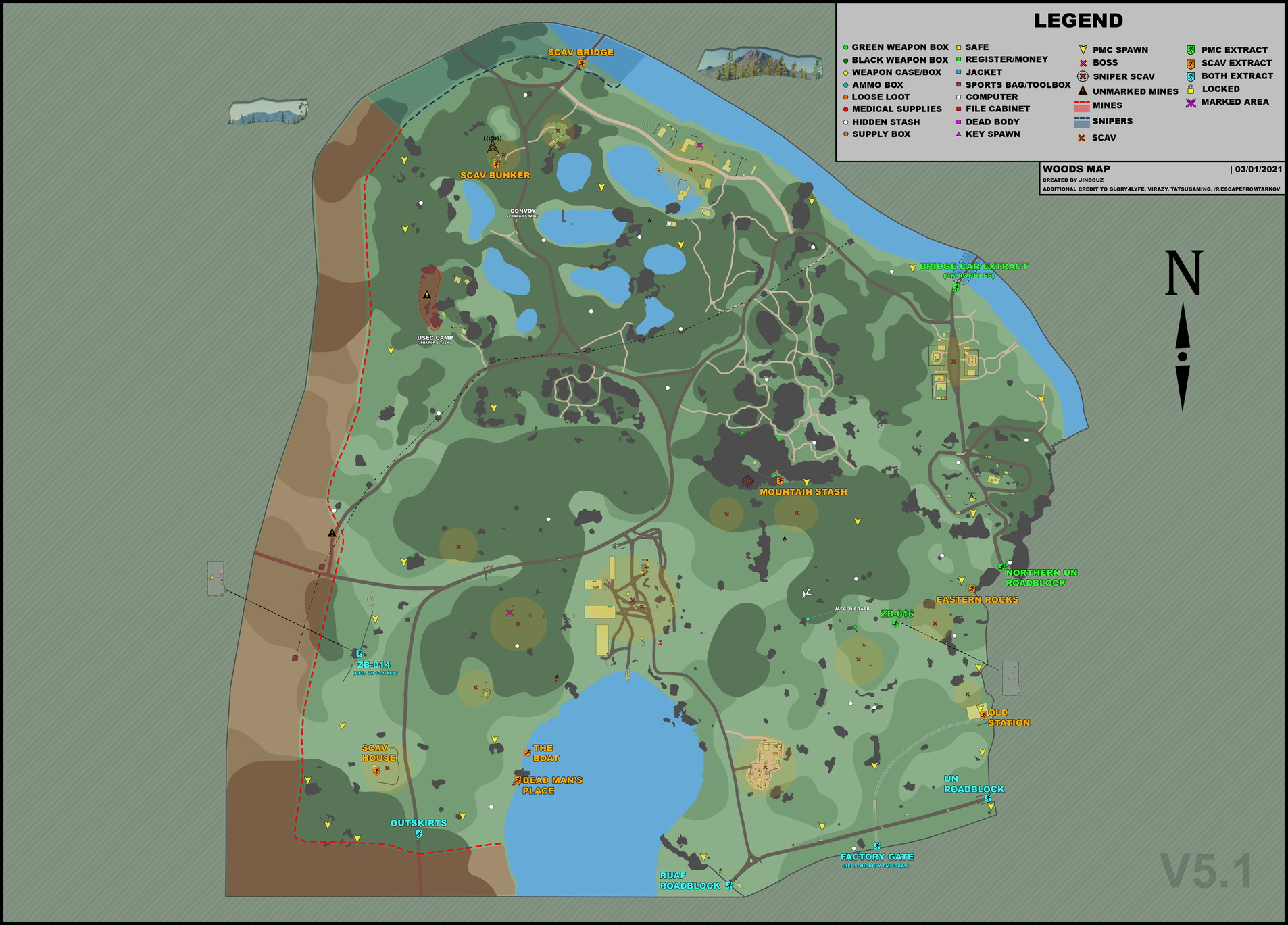 escape from tarkove woods map