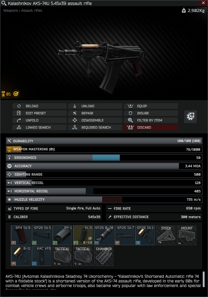 Mechanic Gunsmith Part 2 Escape From Tarkov Wiki