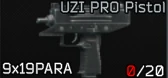 IWI UZI PRO Pistol 9x19 submachine gun icon.png