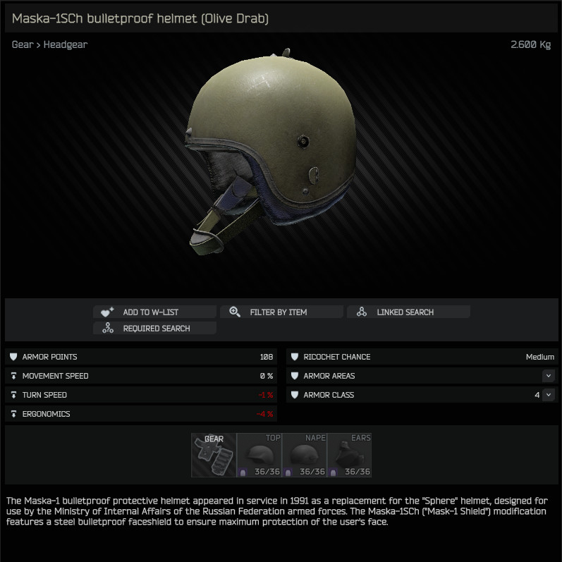 Maska-1SCh_bulletproof_helmet_(Olive_Drab)-summary_EN.jpg