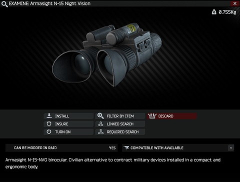 Armasight Night vision device N-15 HDi
