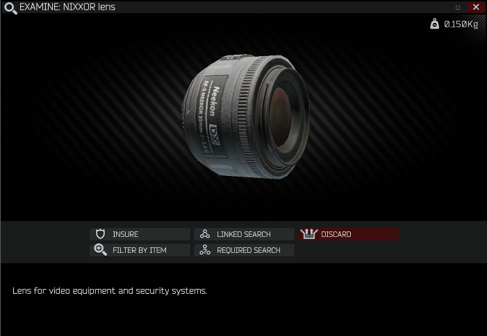 Featured image of post Nixxor Lens Tarkov