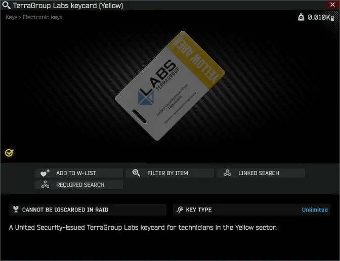 TerraGroup Labs keycard (Yellow)-summary.png