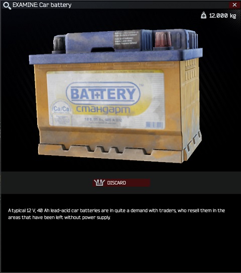 tarkov car battery price