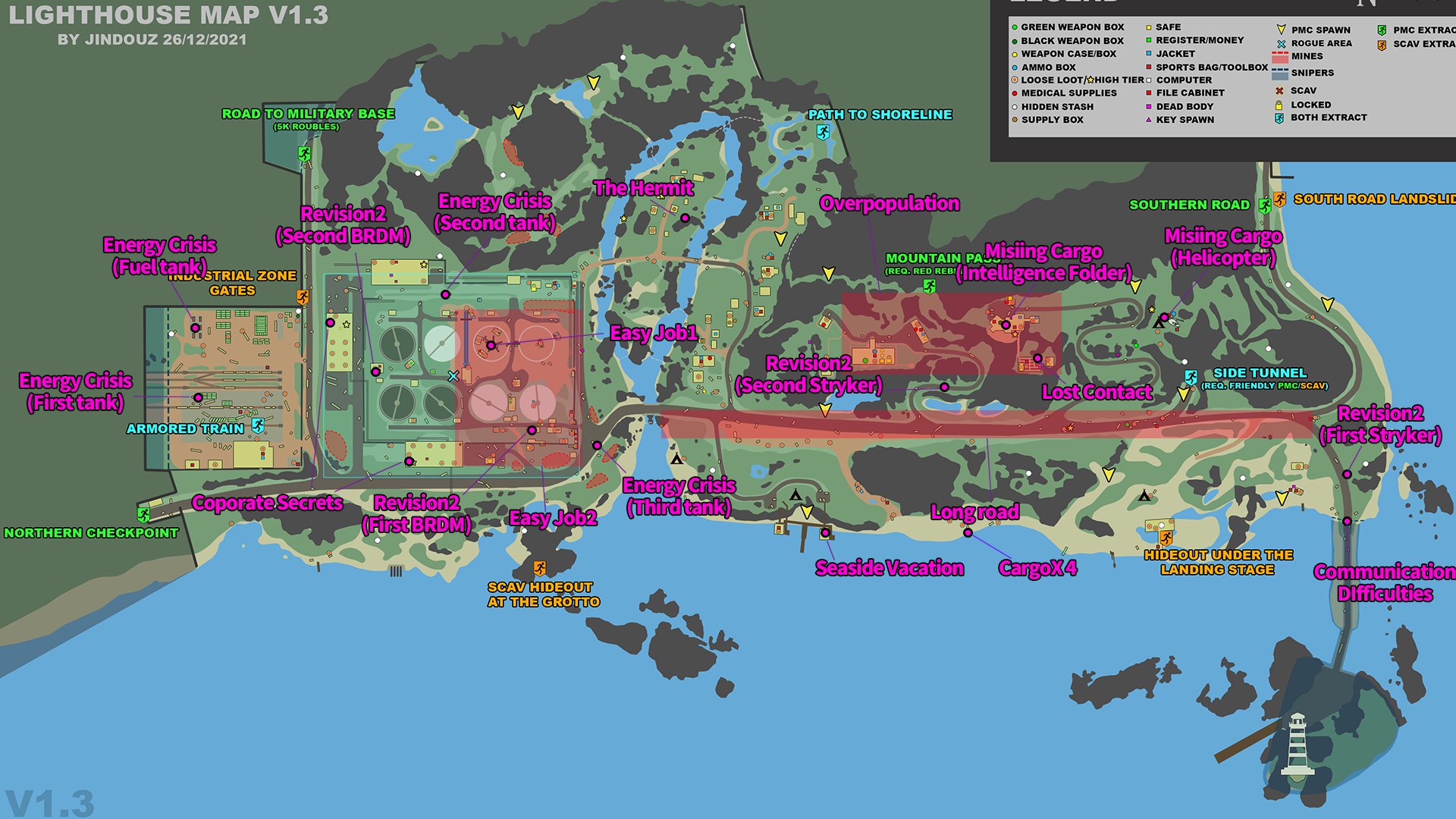 Lighthouse Eft Map   Lighthouse Task 