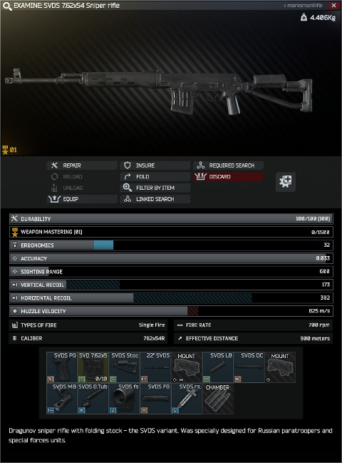 Svds Escape From Tarkov Wiki