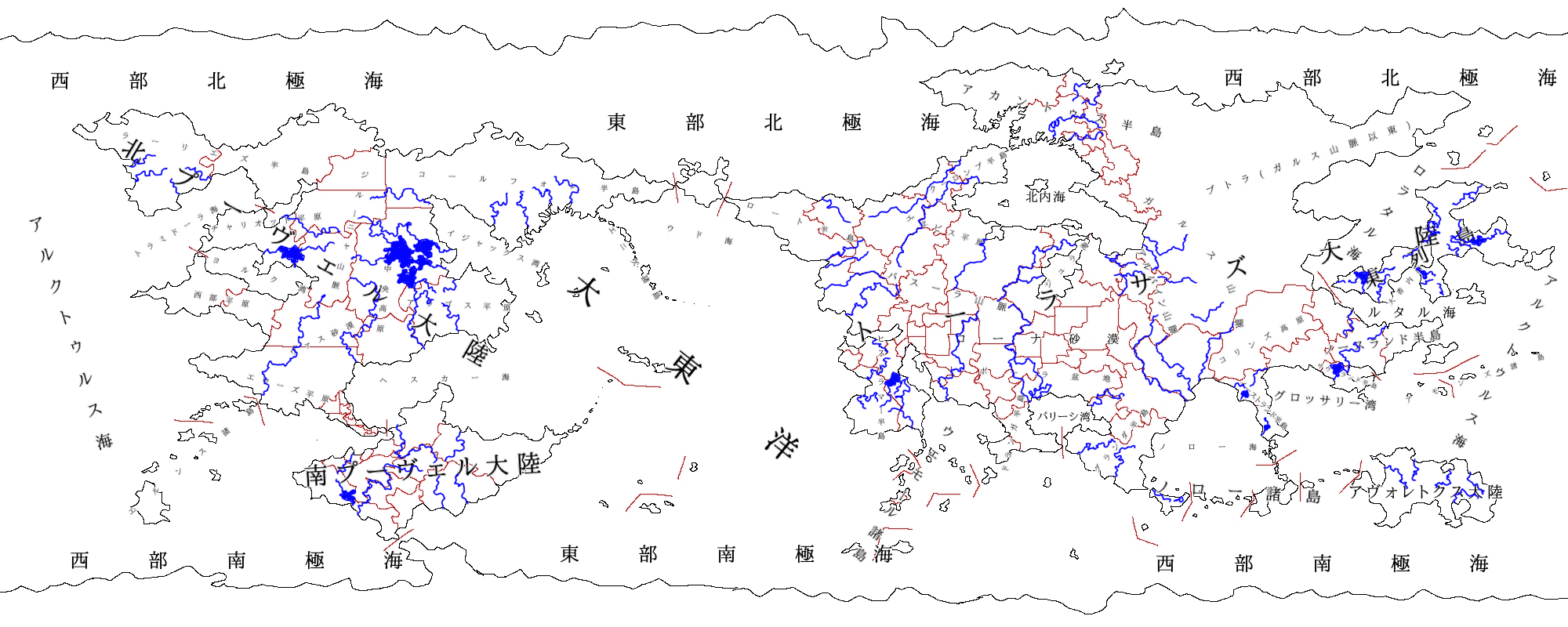 世界地図 Aglet 創作世界線 Wiki