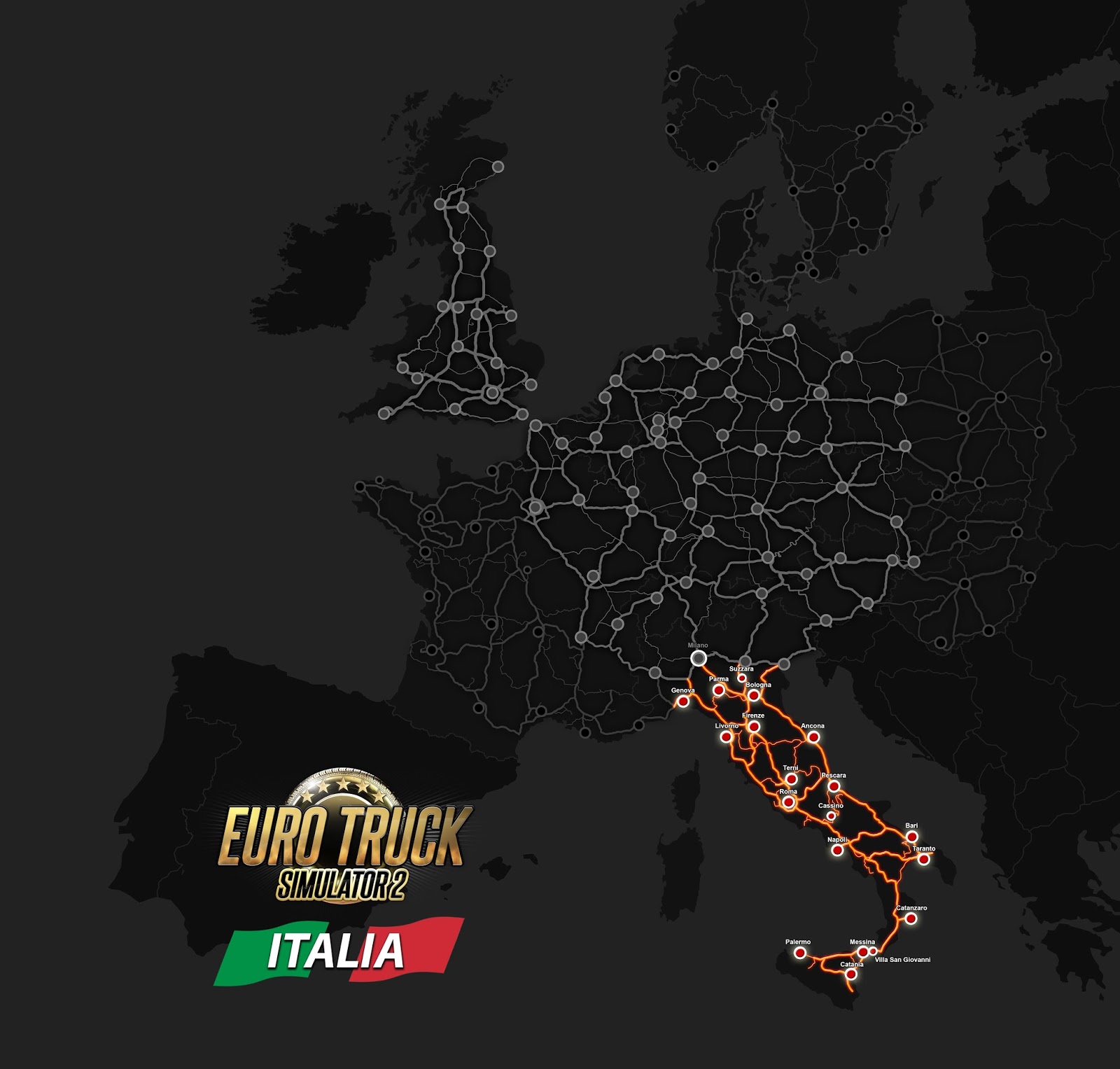 Italia追加エリア Italia追加エリア