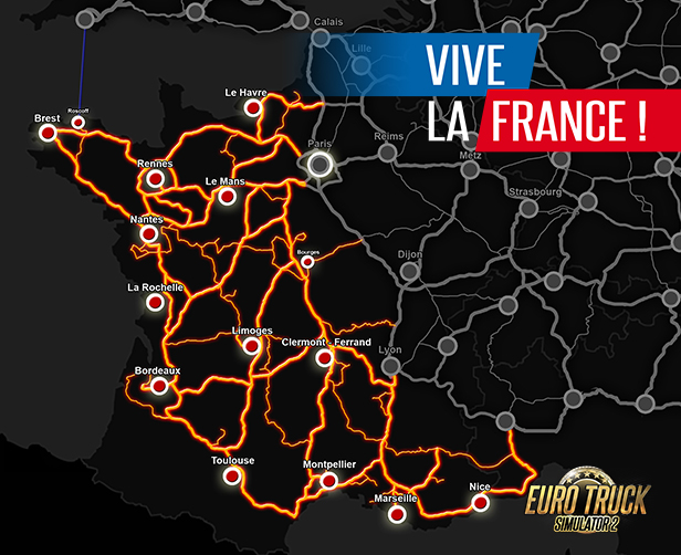 Vive la France!拡大マップ Vive la France!拡大マップ