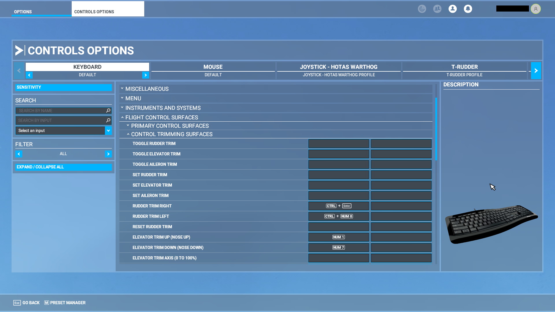 コントローラ設定とキー割り当て方法 Microsoft Flight Simulator 日本語 Wiki