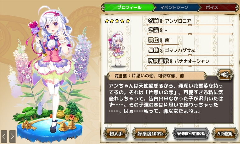 アンゲロニア Flower Knight Girl Wiki