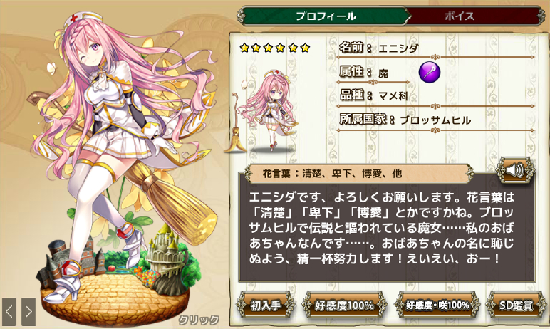 エニシダ Flower Knight Girl Wiki