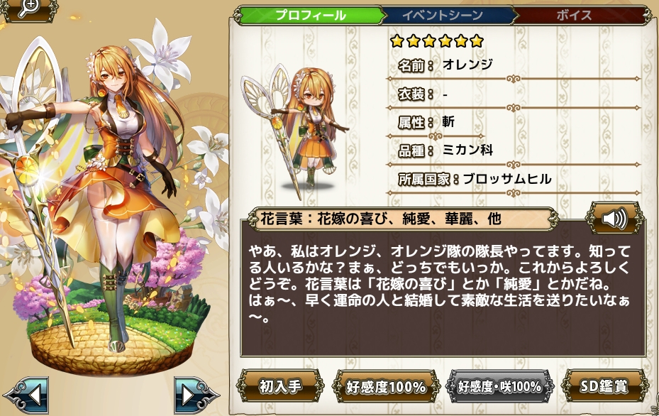 オレンジ Flower Knight Girl Wiki オレンジ Flower Knight Girl Wiki