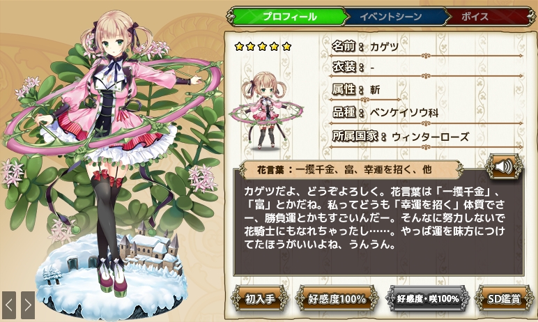 カゲツ Flower Knight Girl Wiki カゲツ Flower Knight Girl Wiki