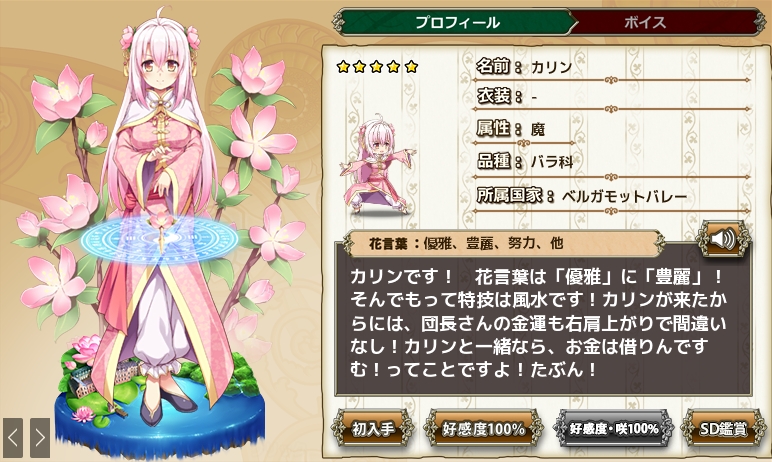 カリン Flower Knight Girl Wiki