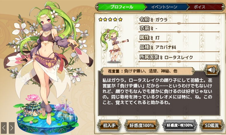 ガウラ Flower Knight Girl Wiki