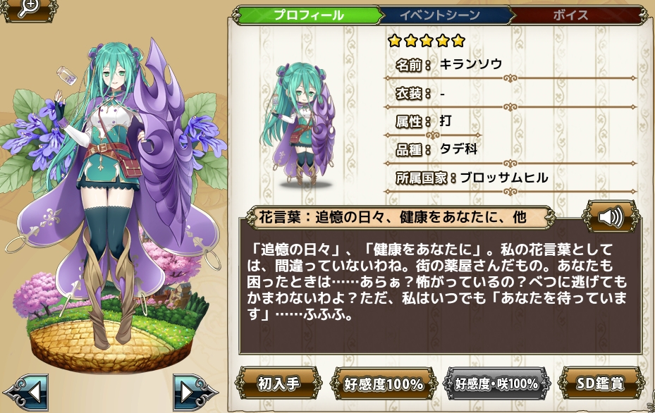 キランソウ Flower Knight Girl Wiki